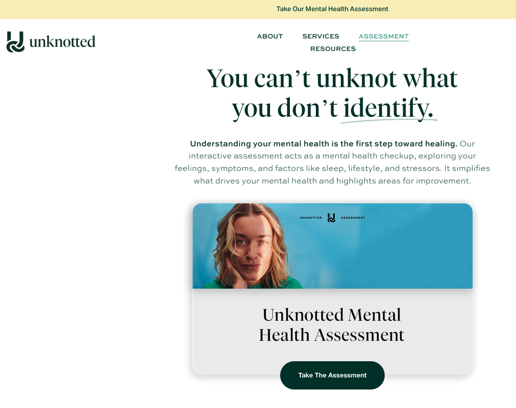 The Unknotted mental health assessment